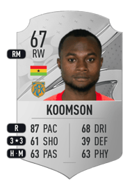 Gilbert Koomson Rare 67 OVR