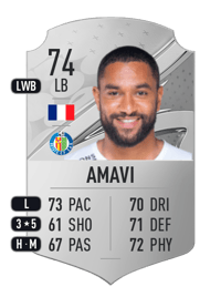 Jordan Amavi Rare 74 OVR
