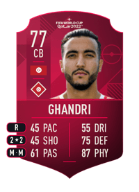 Nader Ghandri World Cup Player 77 OVR