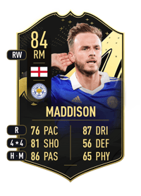 James Maddison Team of the Week 84 OVR