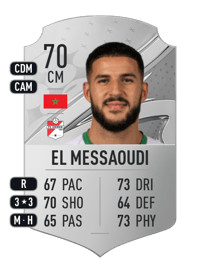 Ahmed El Messaoudi Rare 70 OVR