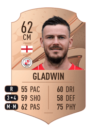Ben Gladwin Rare 62 OVR
