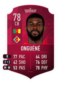 Jérôme Onguéné World Cup Player 78 OVR