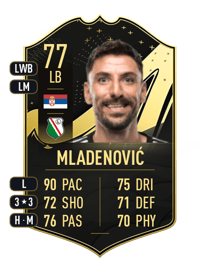 Filip Mladenović Team of the Week 77 OVR