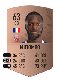 Gabriel Mutombo Common 63 OVR