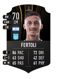 Héctor Fertoli CONMEBOL LIBERTADORES 70 OVR