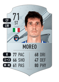 Stefano Moreo Rare 71 OVR