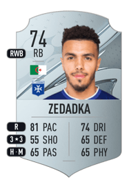 Akim Zedadka Rare 74 OVR