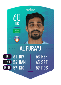 Muslim Al Furayj World Cup Swap Token 60 OVR
