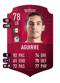 Erick Aguirre World Cup Player 78 OVR