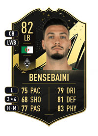Ramy Bensebaini Team of the Week 82 OVR