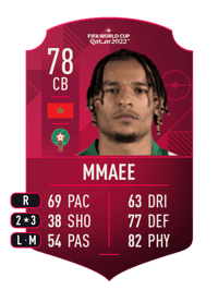 Samy Mmaee World Cup Player 78 OVR