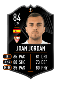 Joan Jordán UEFA Europa League MOTM 84 OVR