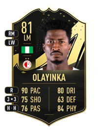 Peter Olayinka Team of the Week 81 OVR
