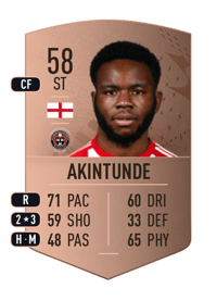 James Akintunde Common 58 OVR