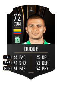 Jhon Duque CONMEBOL LIBERTADORES 72 OVR