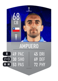 Branco Ampuero CONMEBOL SUDAMERICANA 68 OVR