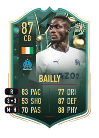 Eric Bailly WINTER WILDCARDS 87 OVR