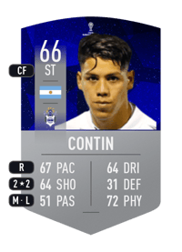 Nicolás Contin CONMEBOL SUDAMERICANA 66 OVR
