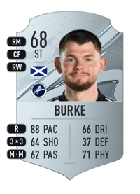 Oliver Burke Rare 68 OVR