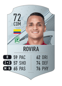 Bryan Rovira Rare 72 OVR