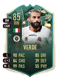 Daniele Verde WINTER WILDCARDS 85 OVR