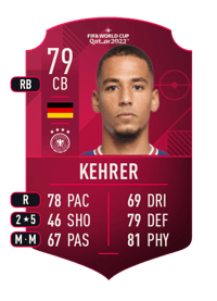 Thilo Kehrer World Cup Player 79 OVR
