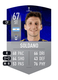 Franco Soldano CONMEBOL SUDAMERICANA 67 OVR