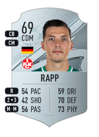 Nicolai Rapp Rare 69 OVR