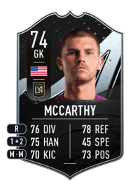 John McCarthy Team of the Week 74 OVR