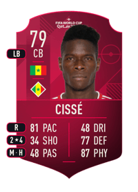 Pape Abou Cissé World Cup Player 79 OVR