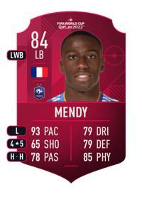 Ferland Mendy World Cup Player 84 OVR