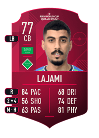 Ali Lajami World Cup Player 77 OVR