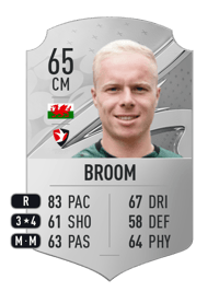 Ryan Broom Rare 65 OVR