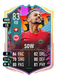 Djibril Sow Out of Position 83 OVR