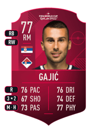 Milan Gajić World Cup Player 77 OVR