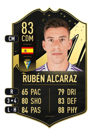 Rubén Alcaraz Team of the Week 83 OVR