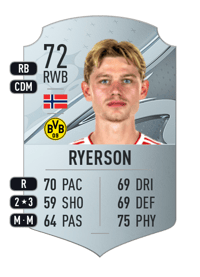 Julian Ryerson Rare 72 OVR