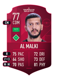 Abdulelah Al Malki World Cup Player 77 OVR