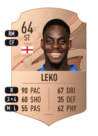 Jonathan Leko Rare 64 OVR