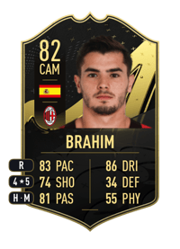 Brahim Team of the Week 82 OVR