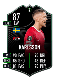 Jesper Karlsson UECL MOTM 87 OVR