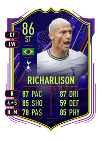 Richarlison Ones to Watch 86 OVR