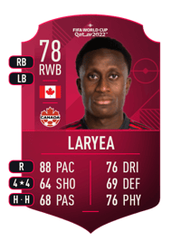Richie Laryea World Cup Player 78 OVR