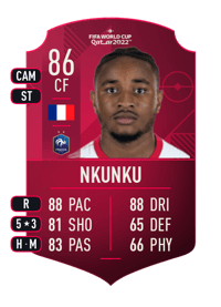 Christopher Nkunku World Cup Player 86 OVR