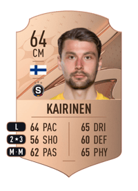 Kaan Kairinen Rare 64 OVR