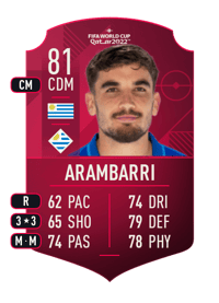 Mauro Arambarri World Cup Player 81 OVR
