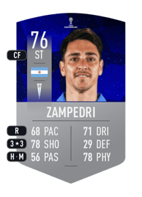 Fernando Zampedri CONMEBOL SUDAMERICANA 76 OVR