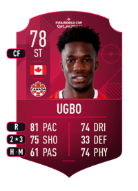 Iké Ugbo World Cup Player 78 OVR