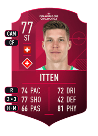 Cedric Itten World Cup Player 77 OVR